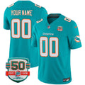 NFL 50th 1972 Perfect Season Patch Vapor Jersey