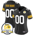 NFL 50th Anniversary Of Super Bowl IX Patch Vapor Limited Jersey
