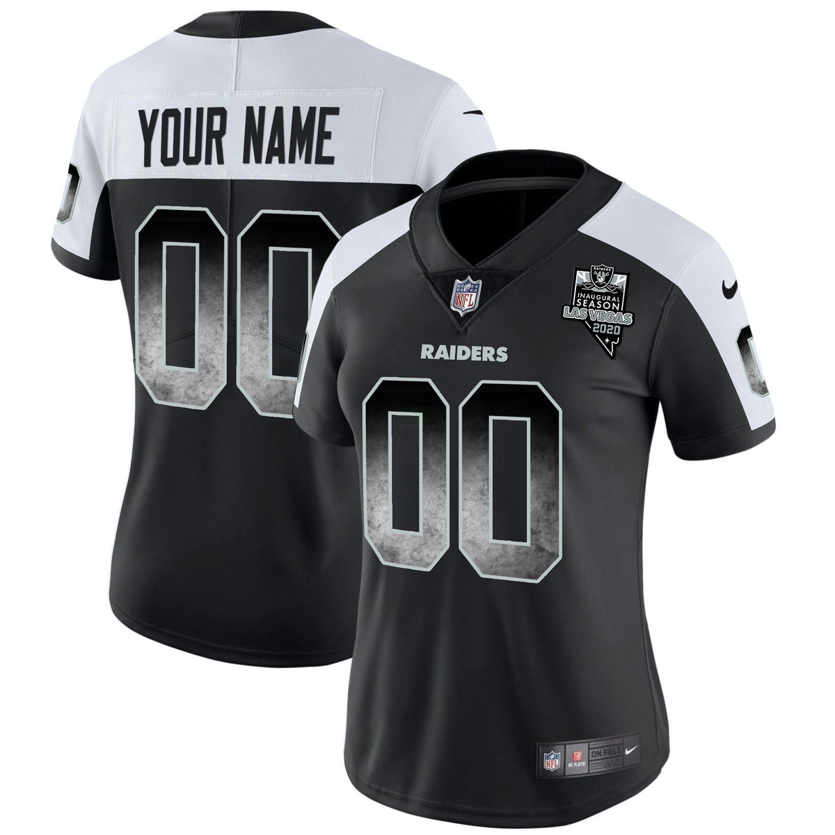 NFL Las Vegas Raiders Arch Smoke Vapor Jersey