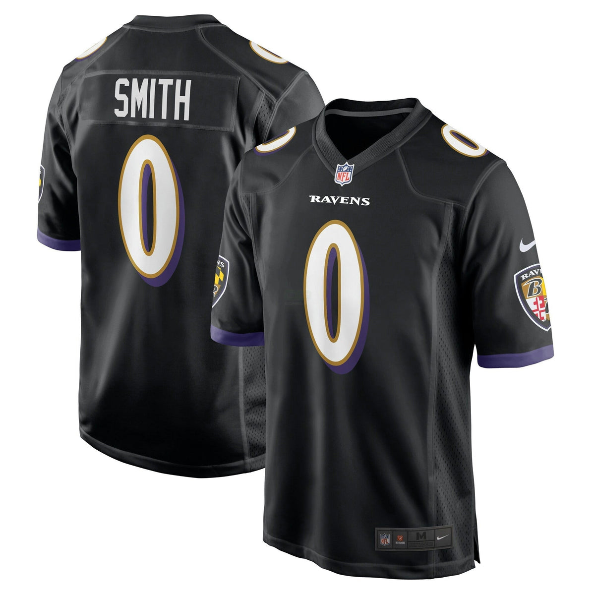NFL Baltimore Roquan Smith Black Jersey