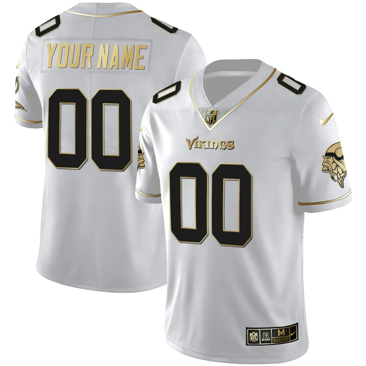 NFL White Gold Jersey
