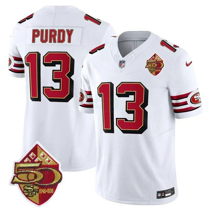 NFL Brock Purdy San Francisco 1996 Throwback White Jersey - White