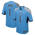 NFL Cameron Ward #1 Tennessee Light Blue Jersey - Cameron Ward