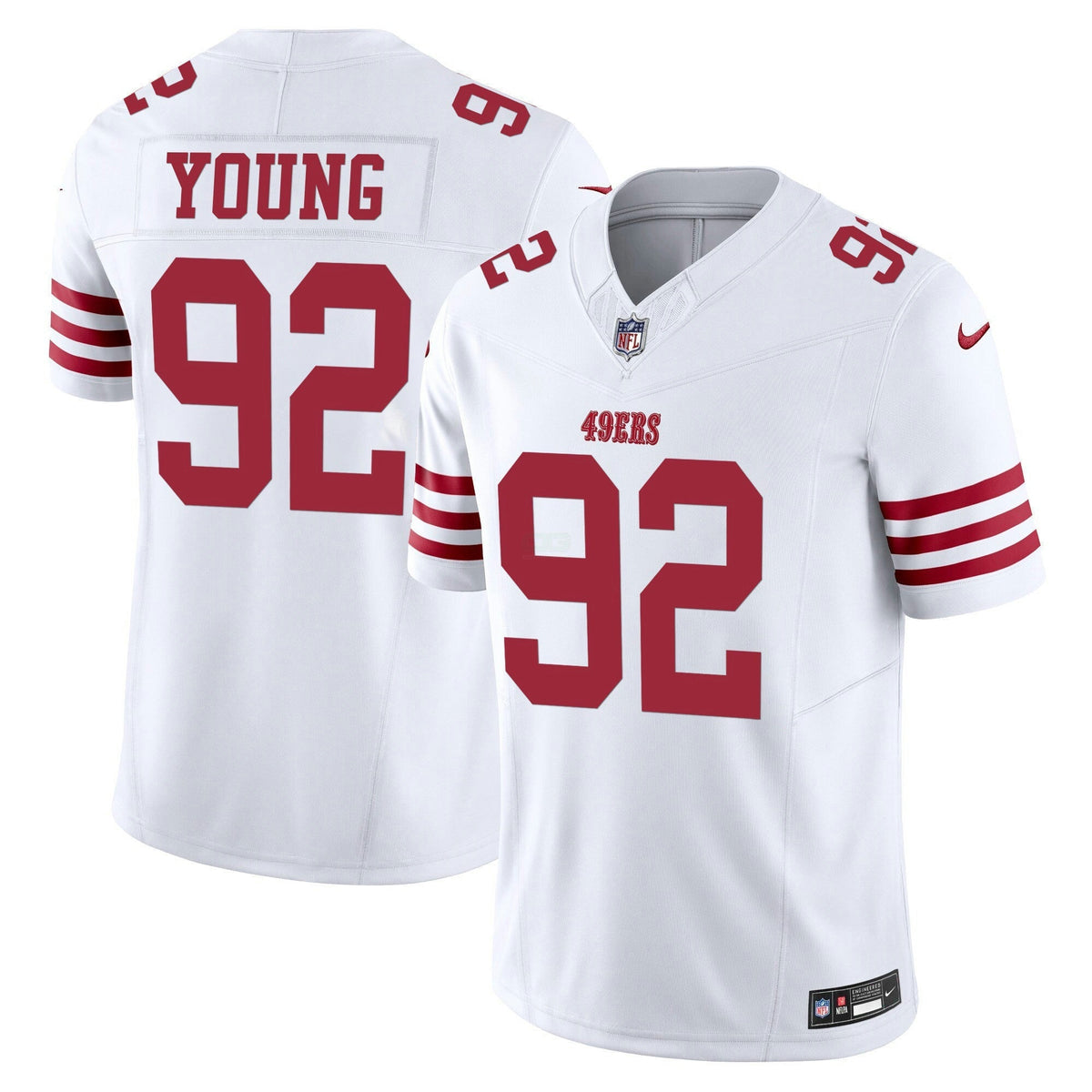 NFL Chase Young San Francisco White Jersey - Chase Young
