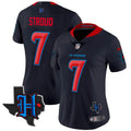 NFL CJ Stroud Women’s Houston 2024 Vapor Navy Blue Limited Jersey - Navy Blue Limited