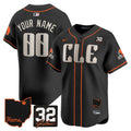 NFL Cleveland 2025 Jim Brown Memorial & Home Patch Vapor Premier Limited Jersey
