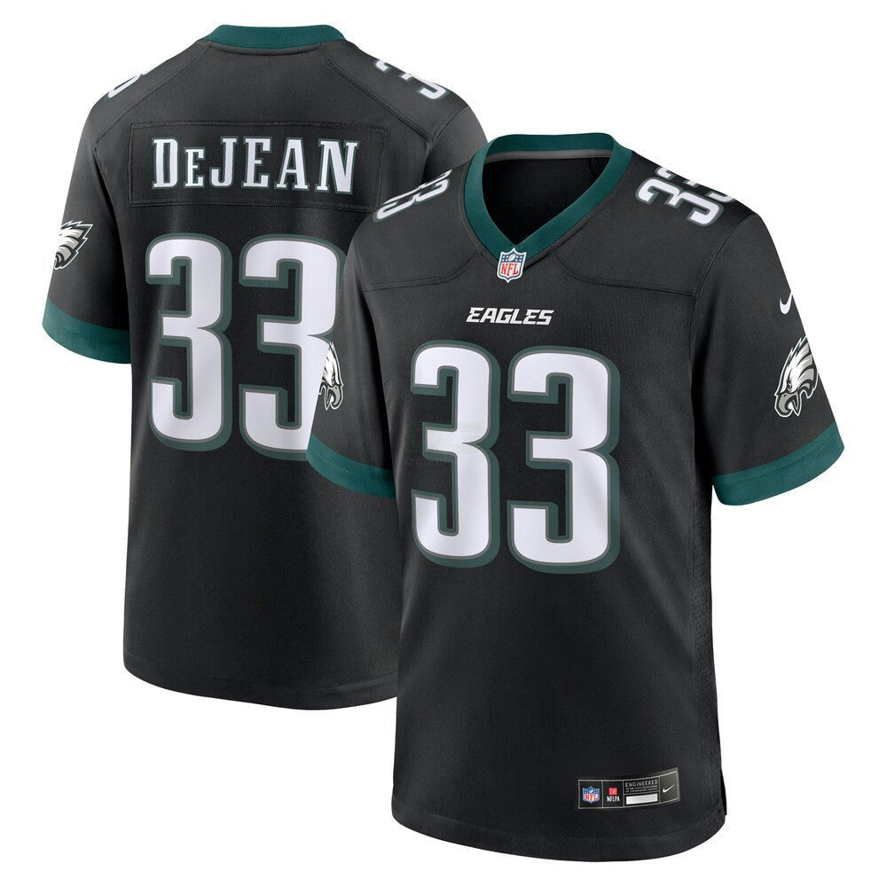 NFL Cooper DeJean #33 Philadelphia Black Jersey - DeJean