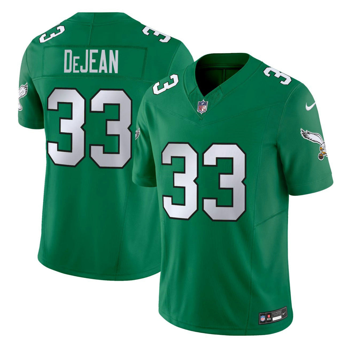 NFL Cooper DeJean Philadelphia Kelly Green Jersey - Kelly Green