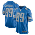 NFL Dan Campbell Detroit Retired Player Game Jersey - Blue