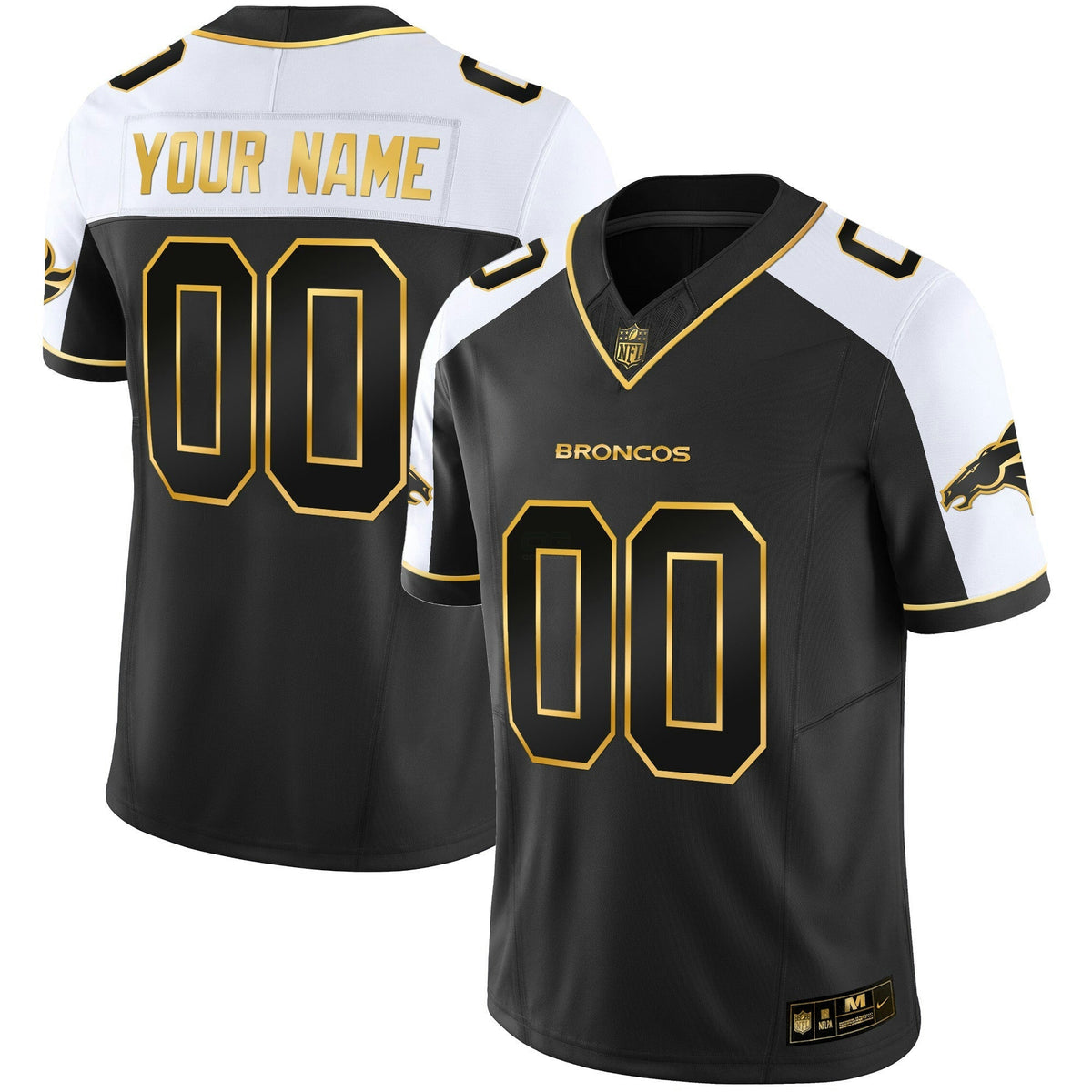 NFL Denver Gold Vapor Limited Jersey