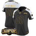 NFL Detroit 2023 NFC North Champions Patch Gold Vapor Jersey