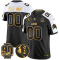 NFL Detroit 2024 90th & John Madden Patch Gold Vapor Limited Jersey V2