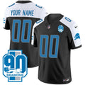 NFL Detroit Lions Detroit 90th Year Patch Jersey - Black Alternate