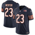 NFL Devin Hester Chicago GSH Navy Blue Super Bowl Patch Jersey - Navy Blue