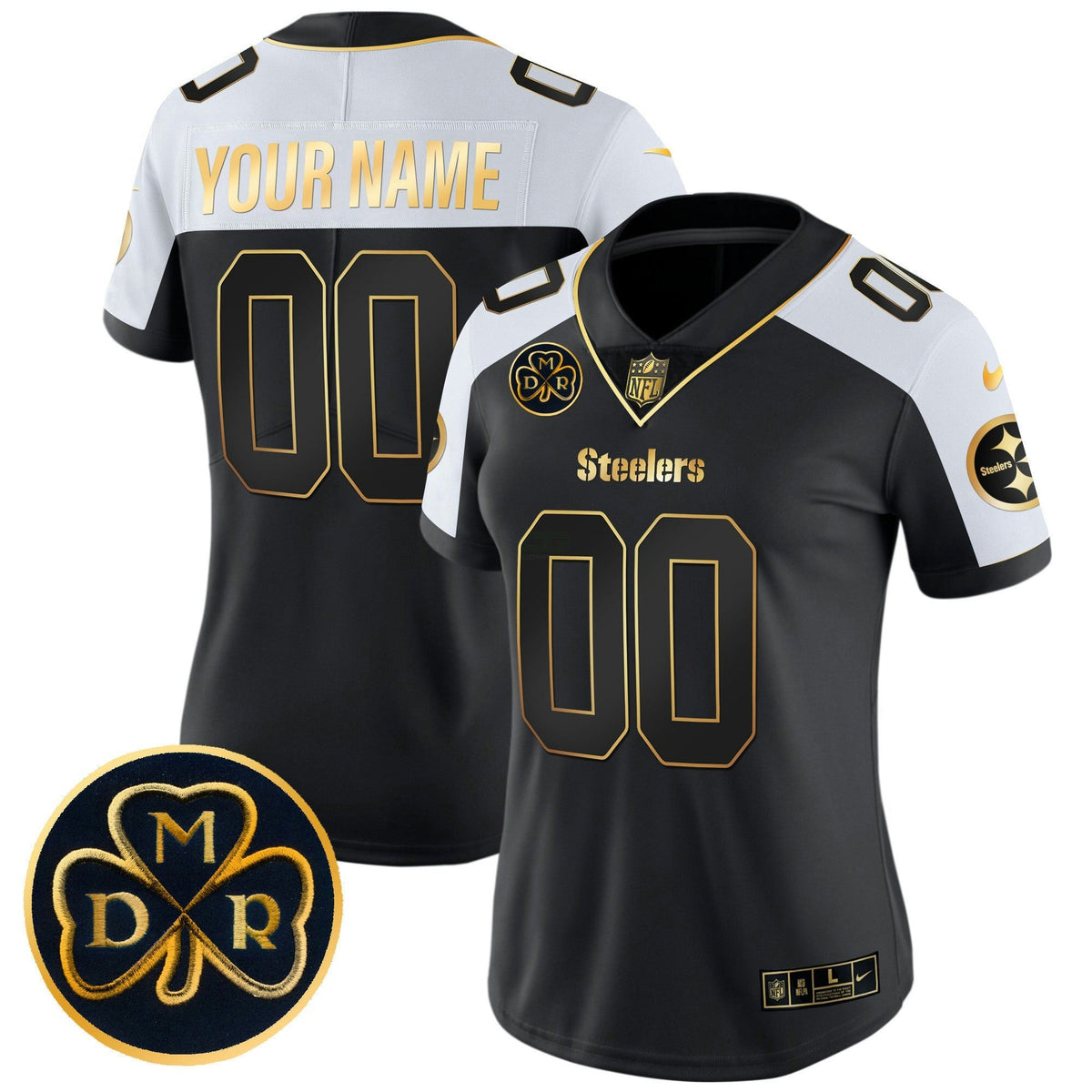 NFL DMR Patch Gold Vapor Limited Jersey