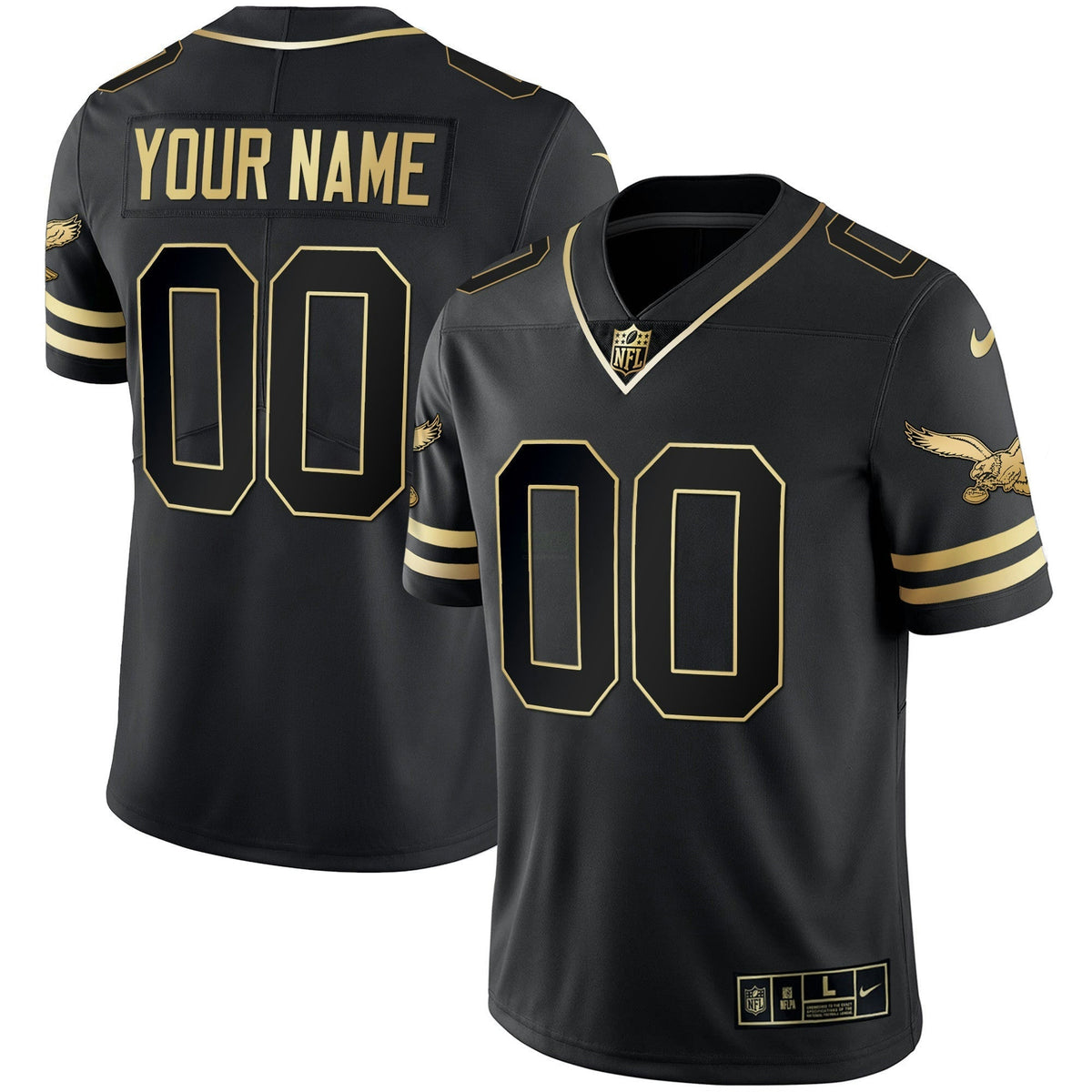 NFL Gold & Kelly Vapor Jersey V2