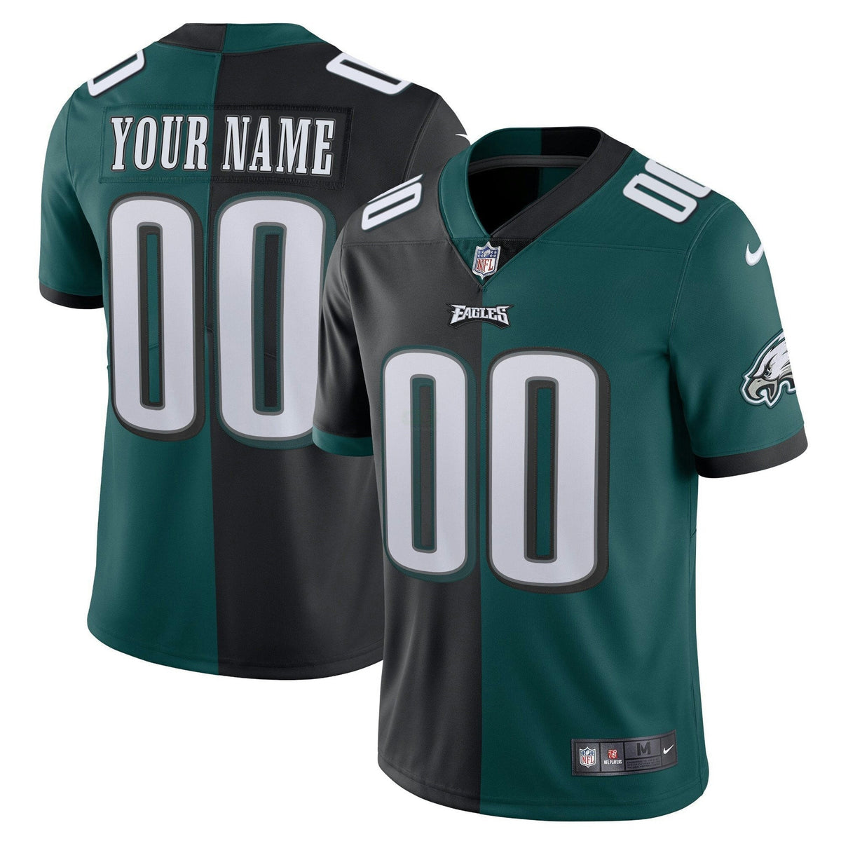 Jersey NFL Gold & Split Custom Name and Number
