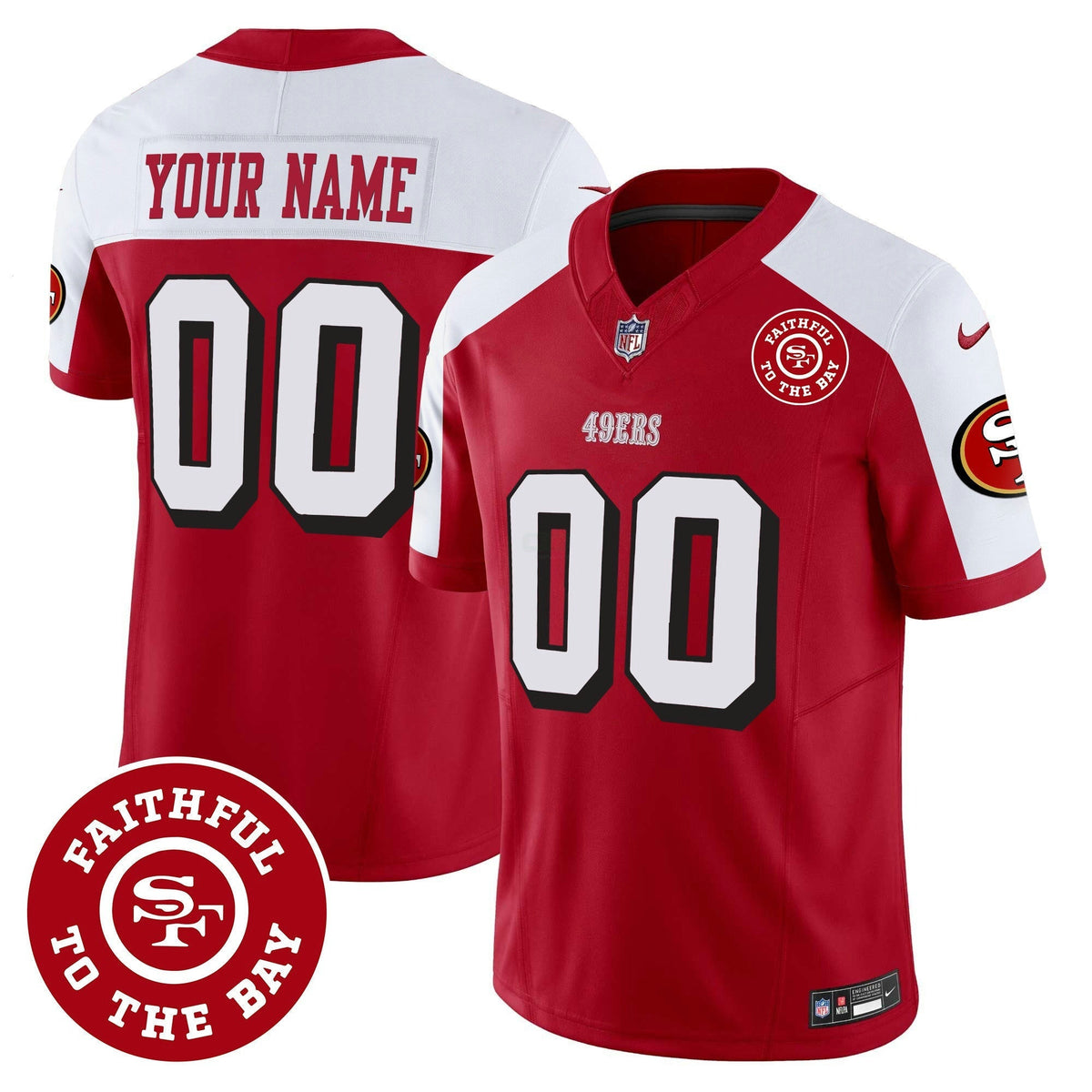 NFL Faithful To The Bay Patch Vapor Jersey V2