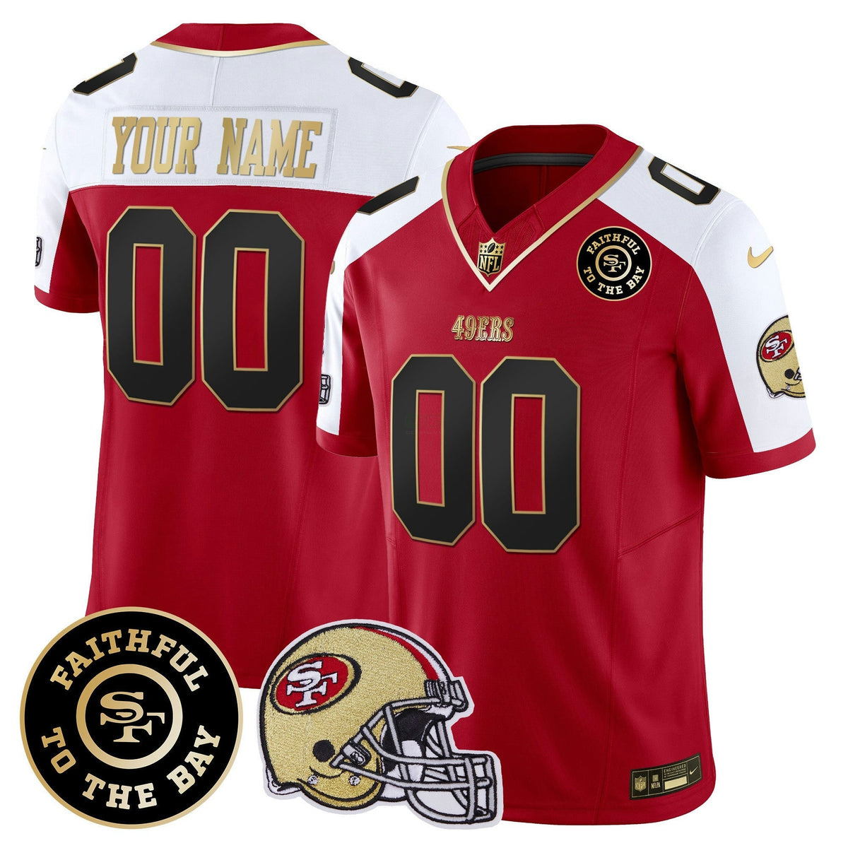 NFL Faithful To The Bay Patch Vapor Jersey V5