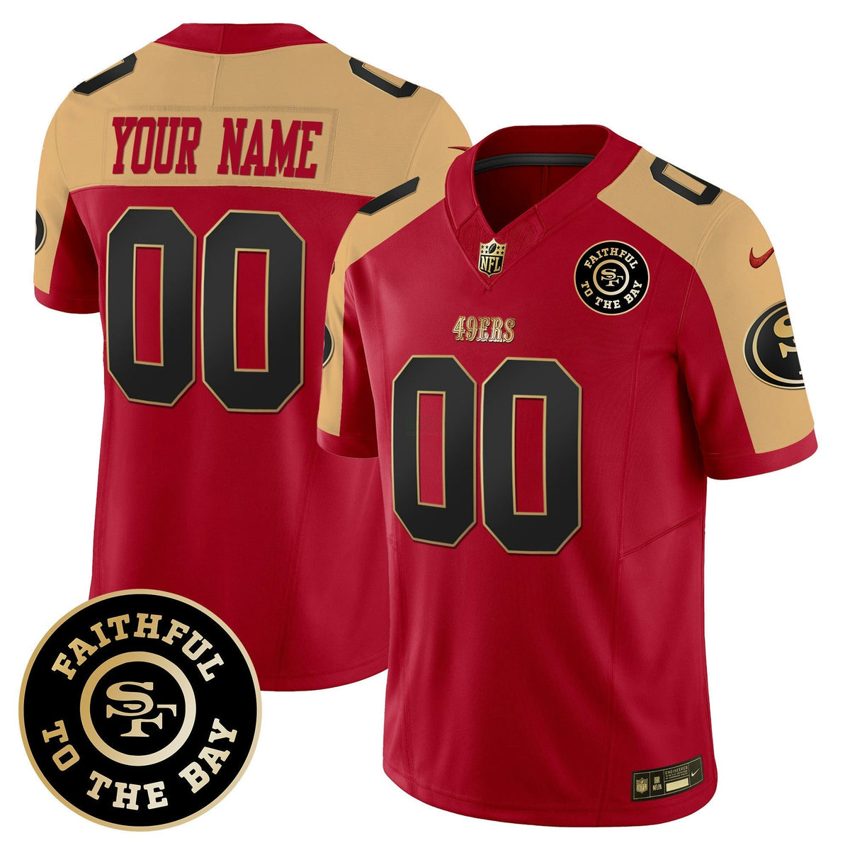 NFL Faithful To The Bay Patch Vapor Limited Jersey V7