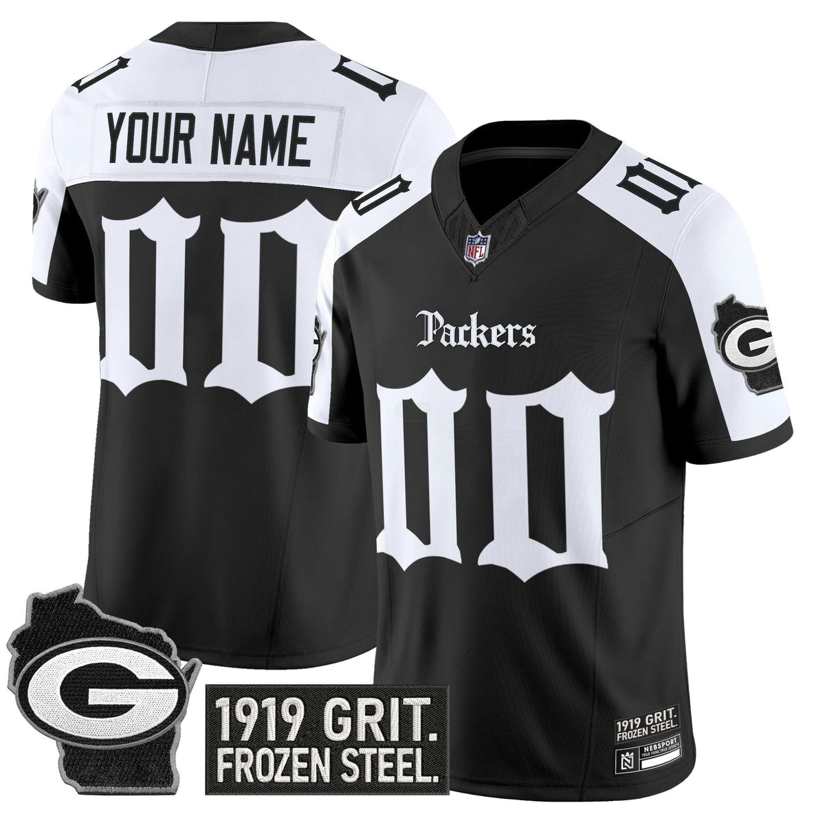NFL Green Bay ‘Gothic Frozen Tundra Edition’ Vapor Limited Jersey