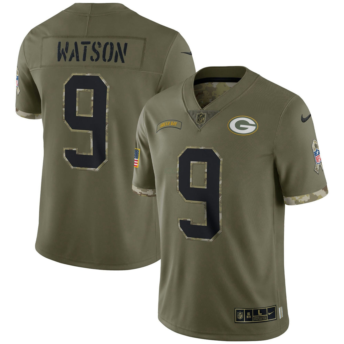NFL Green Bay Salute To Service Jersey