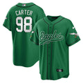 NFL JAYLEN CARTER EAGLES KELLY Green Jersey – ALL STITCHED - Kelly Green