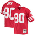 NFL Jerry Rice San Francisco 1990 Retired Scarlet Jersey - Red