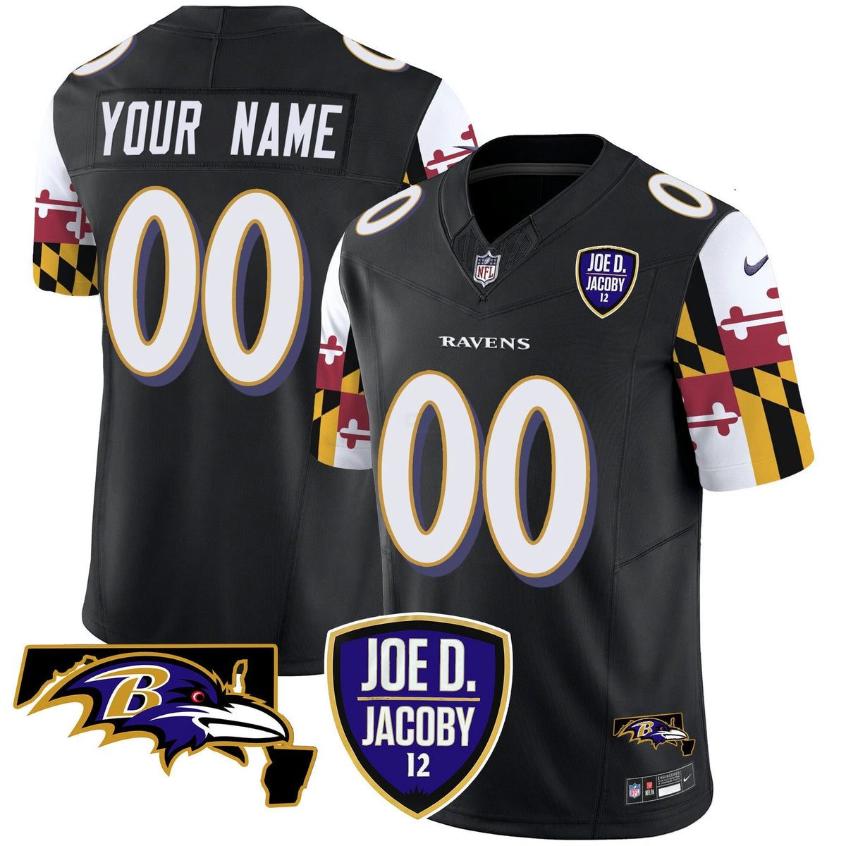 NFL Joe D & Jacoby Patch Vapor Limited Jersey V2