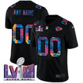 NFL Kansas City Super Bowl LVIII Patch 2020 Black Crucial Catch Jersey - Black