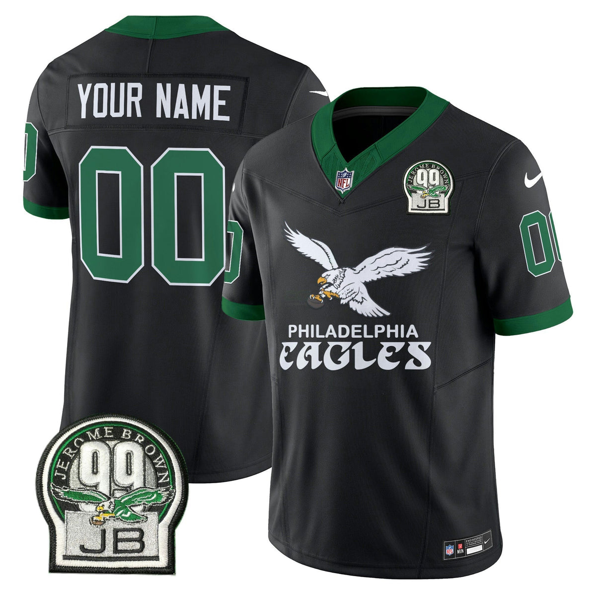 NFL Kelly Green Vapor Limited Jersey V5
