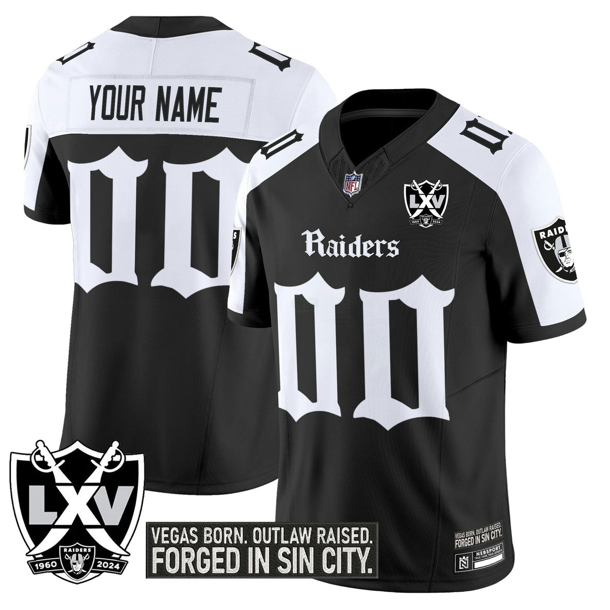 NFL Las Vegas ‘Gothic Sin City Shadows Edition’ Vapor Limited Jersey