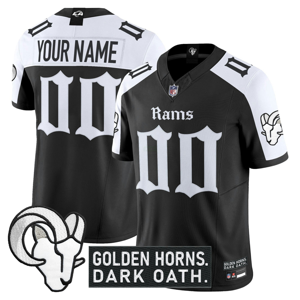 NFL Los Angeles ‘Gothic Horns Reforged Edition’ Vapor Limited Jersey