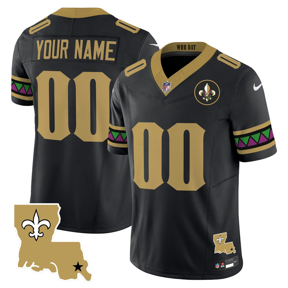 NFL Mardi Gras Vapor Limited Jersey