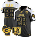 NFL Men’s 100th Season & Home Patch Gold Vapor Limited Jersey