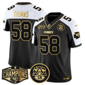NFL Men’s 2024 AFC West Division Champions Patch Gold Vapor Limited Jersey