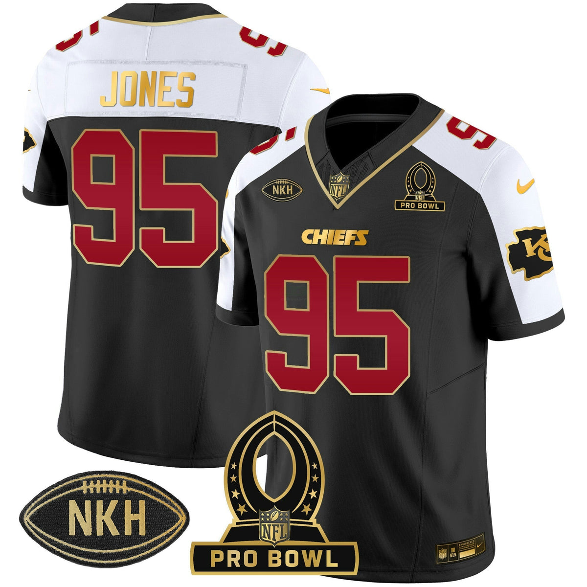 NFL Kansas City Chiefs Men’s 2024 Pro Bowl Patch Vapor Jersey