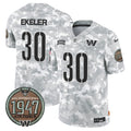 NFL Washington Commanders Men’s 2024 Salute to Service Establishment Year Patch Vapor Limited Jersey