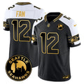 NFL Men’s 2025 Seattle City Patch Gold Vapor Limited Jersey