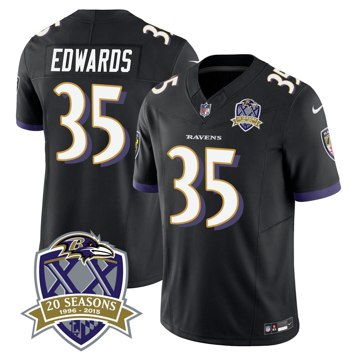 NFL Men’s 20th Season Patch Vapor Limited Jersey