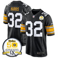 NFL Men’s 50th Anniversary Of Super Bowl IX Patch Game Jersey