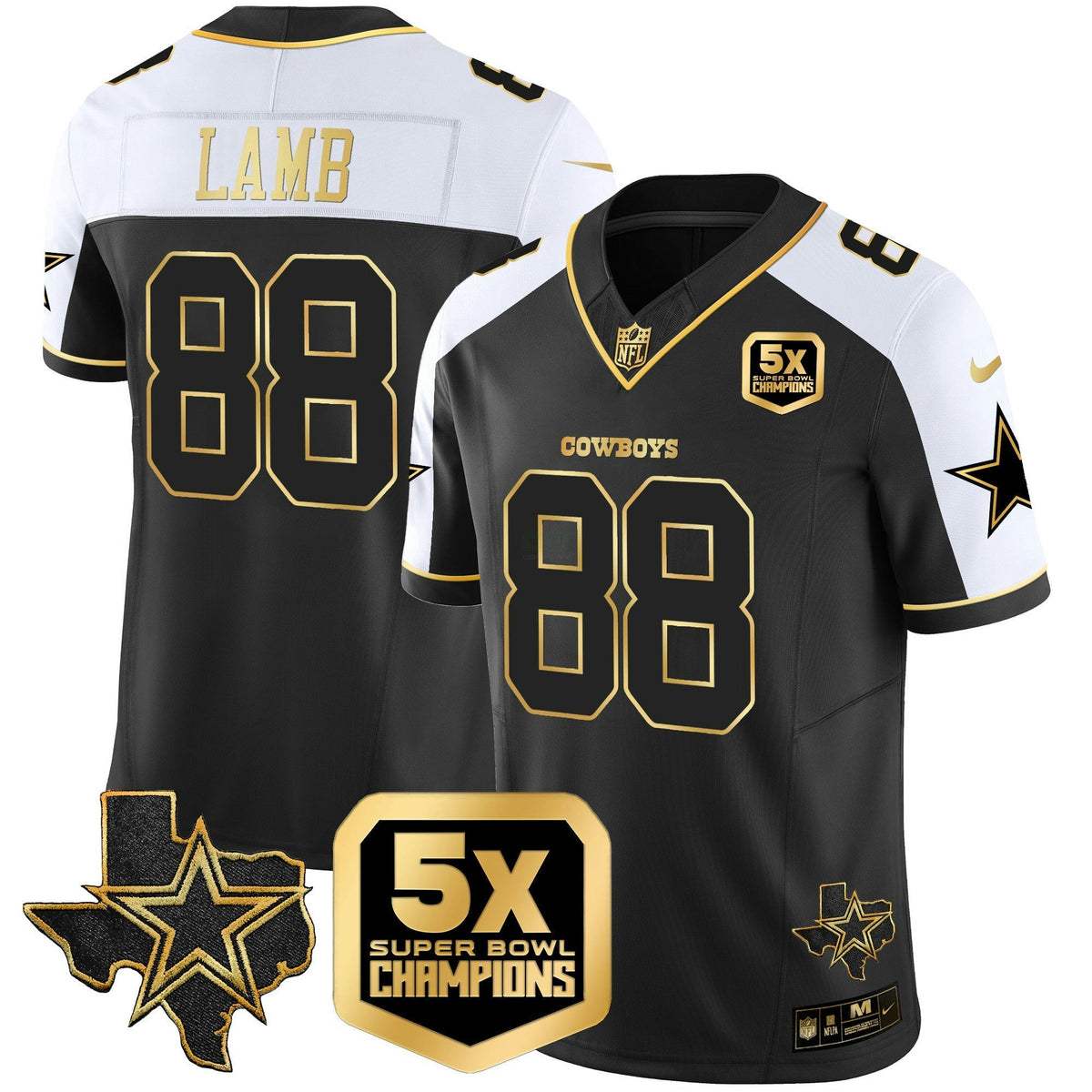 NFL Dallas Cowboys Men’s 5x Super Bowl Champions Vapor Limited Jersey