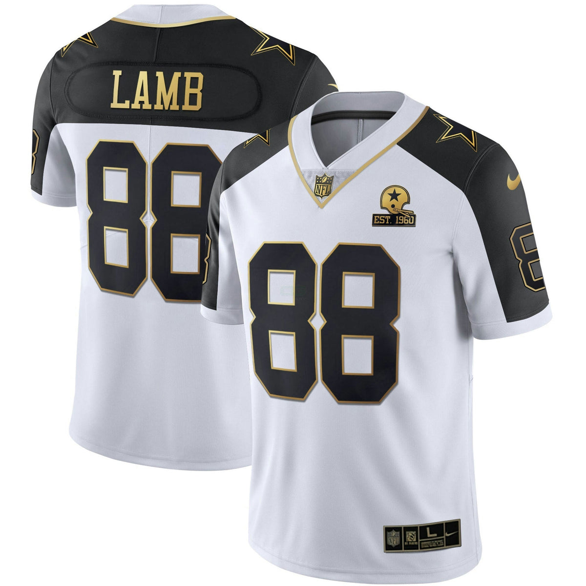 Jersey NFL Men’s Alternate Vapor Black Gold & Navy Blue Gold Limited