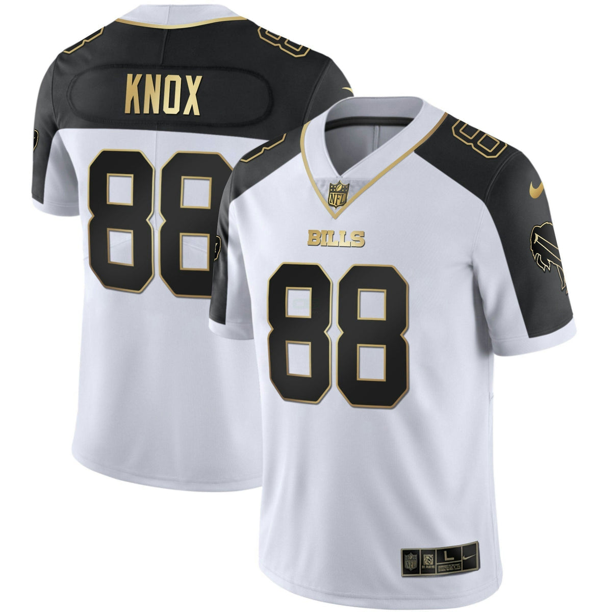 Jersey NFL Men’s Alternate Vapor Black Gold & Black Invertida Limited