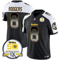 NFL Men’s Arch Smoke 50th Anniversary Of Super Bowl IX Patch Vapor Limited Jersey