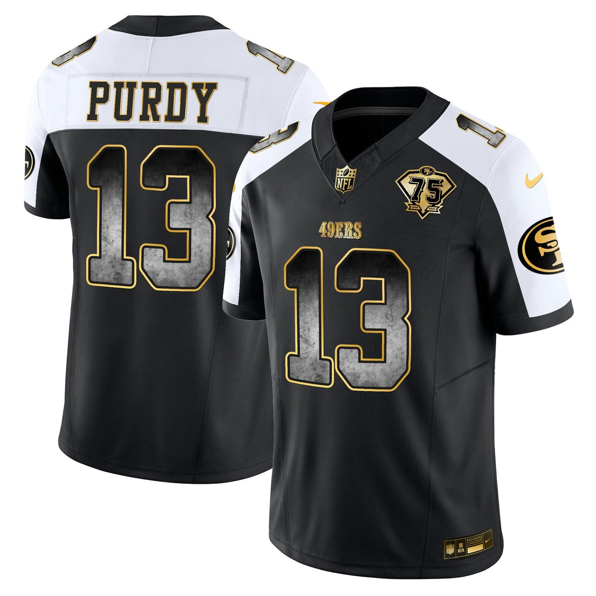 NFL San Francisco 49ers Men’s Arch Smoke Vapor Jersey