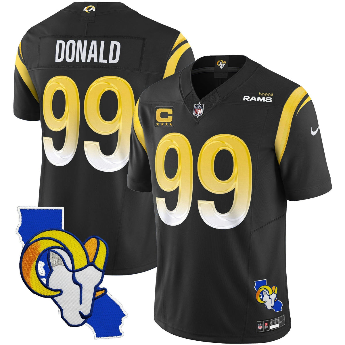 NFL Men’s California Patch Vapor Limited Jersey