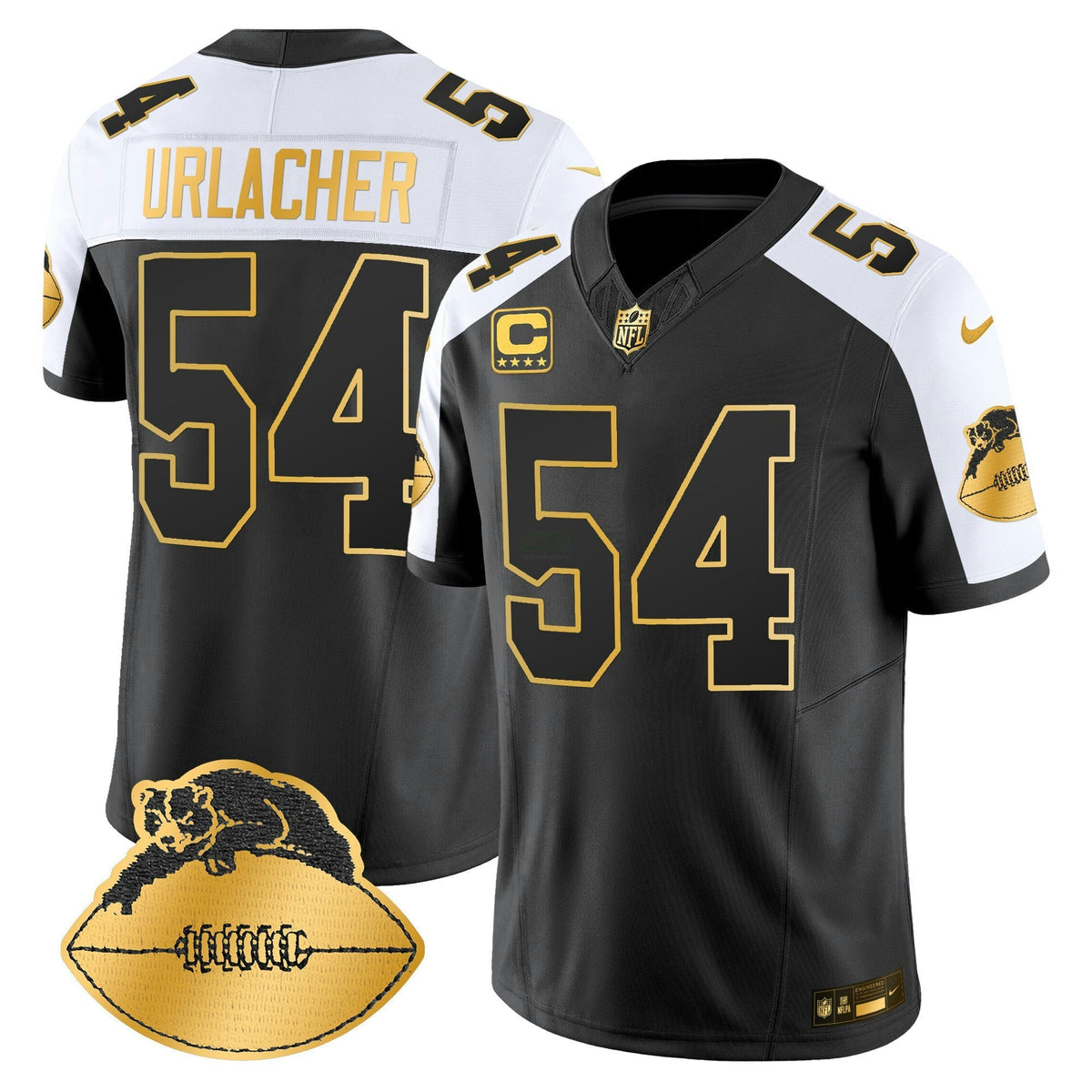 NFL Men’s Chicago Throwback Gold Vapor Limited Jersey