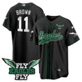 NFL Men’s Fly Fly Patch Throwback Kelly Green Jersey