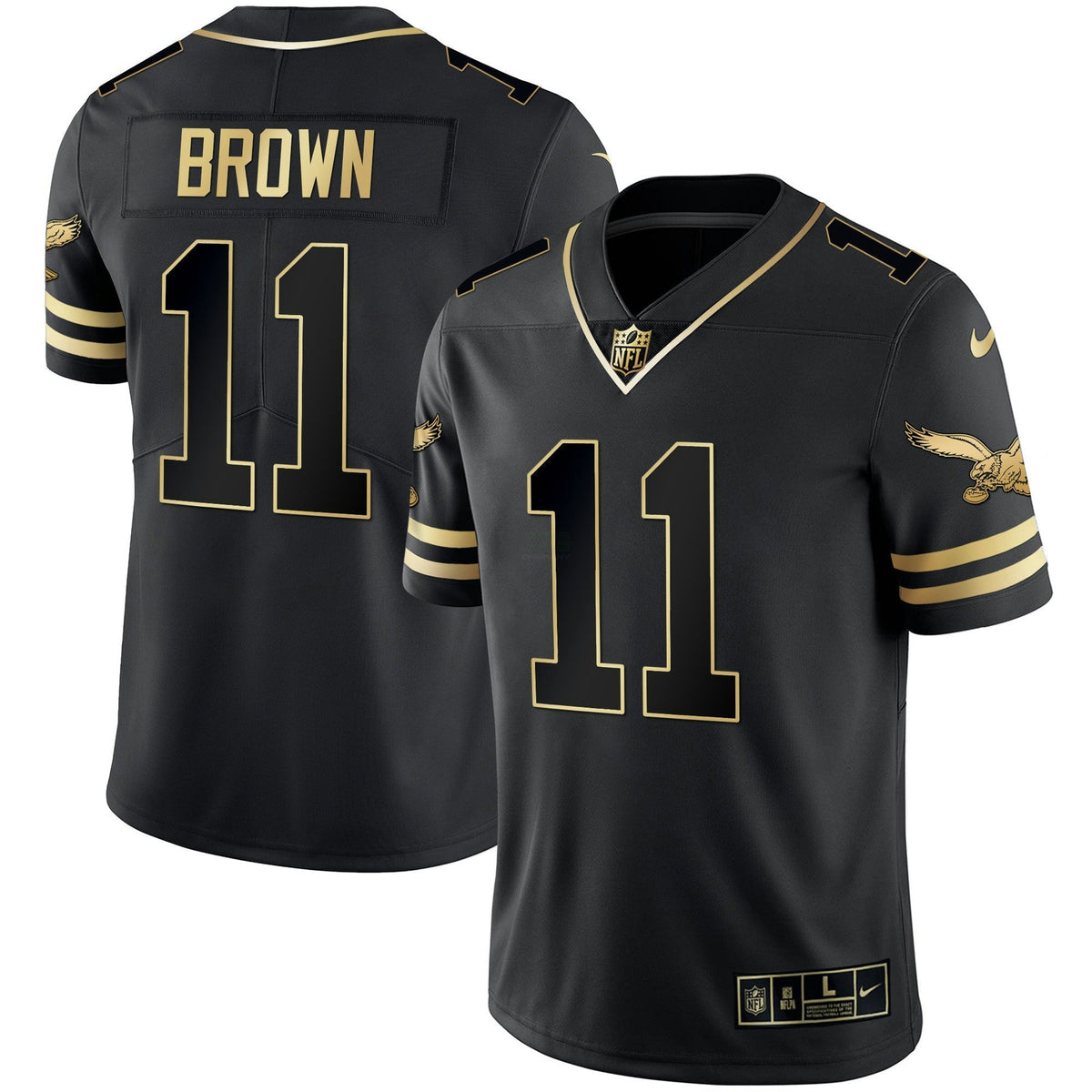 NFL Men’s Gold & Kelly Vapor Jersey V2